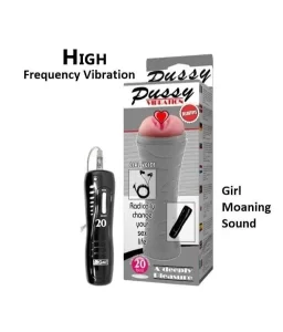 BLOWJOB VIBRATING FLESHLIGHT WITH VOICE AND REAL SKIN