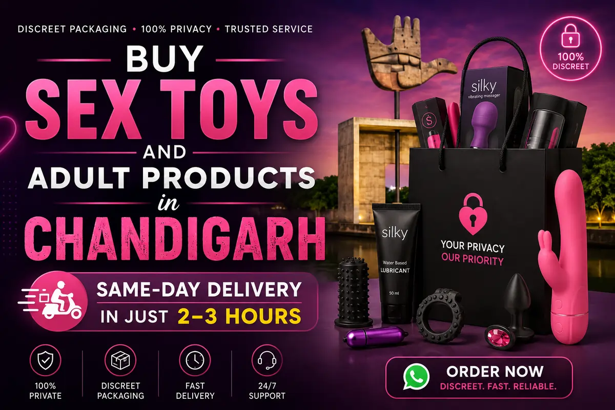 Buy Sex Toys and Adult Products in Chandigarh — Same-Day Delivery in Just 2–3 Hours