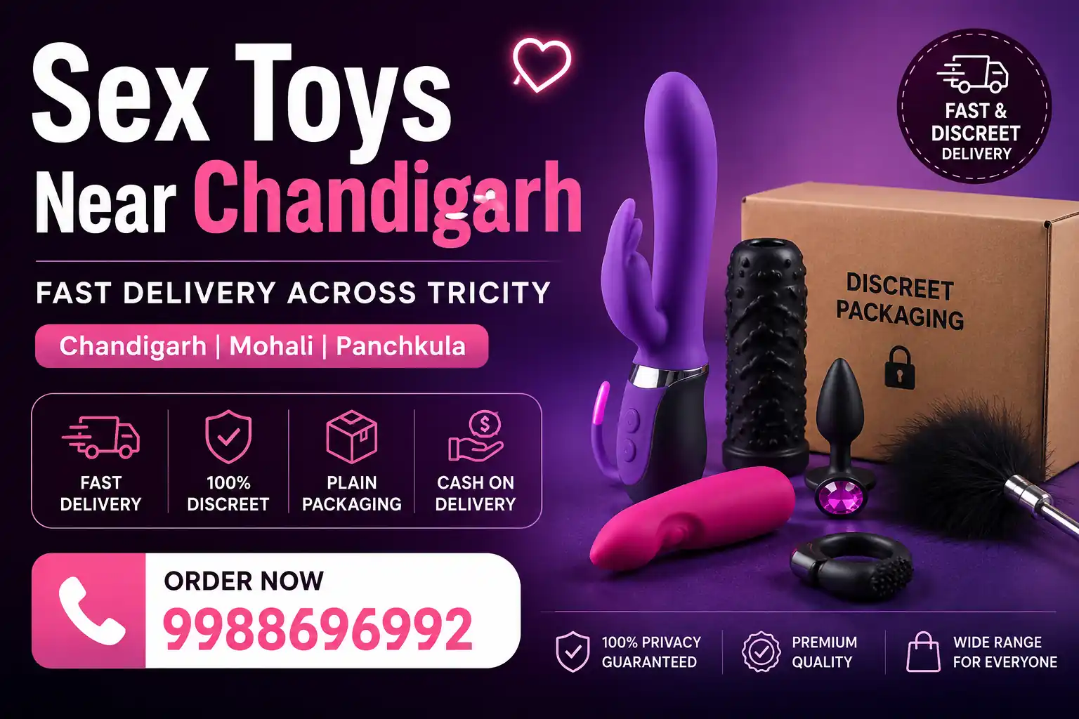 Sex Toys Near Chandigarh | Fast Delivery Across Tricity