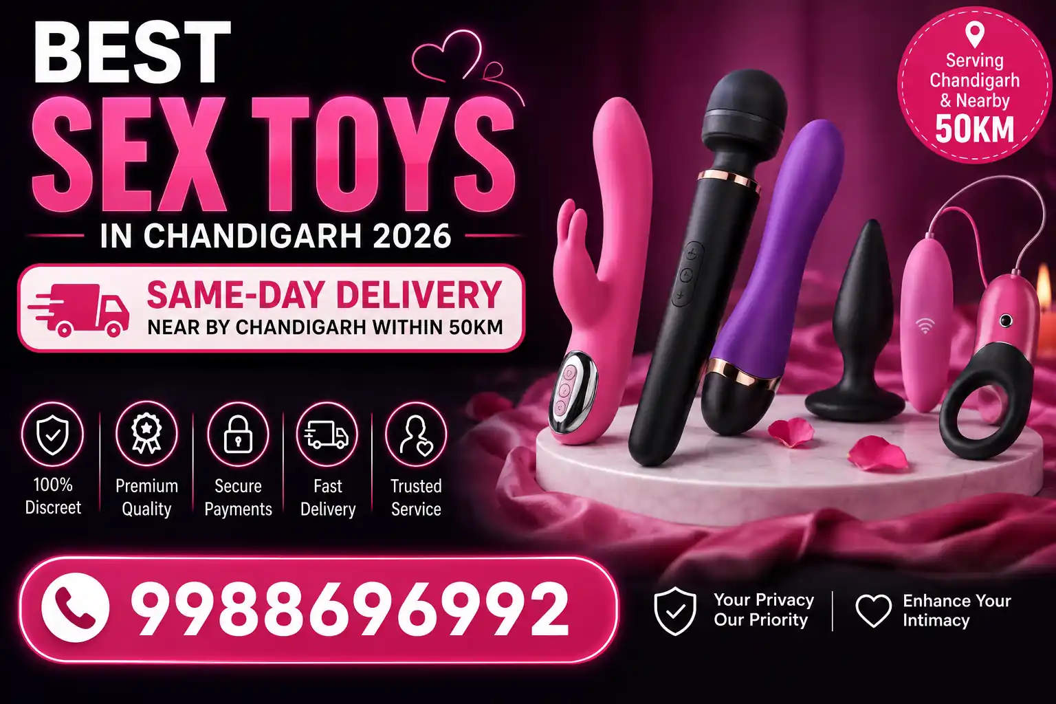 Best Sex Toys in Chandigarh 2026 | Same-Day Delivery near by chandigarh 50km