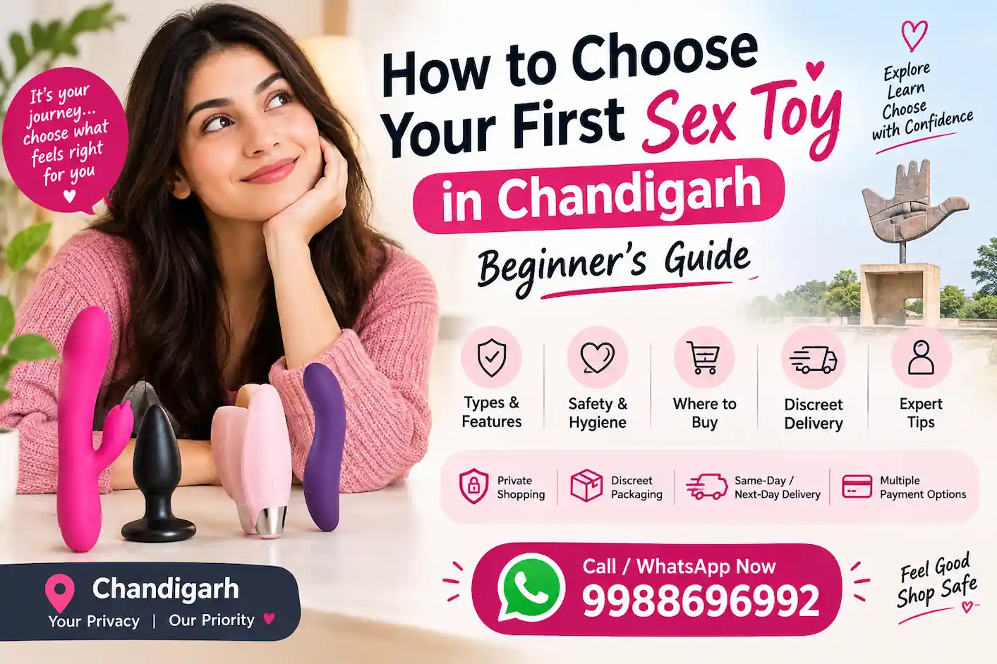 How to Choose Your First Sex Toy in Chandigarh | Beginner’s Guide